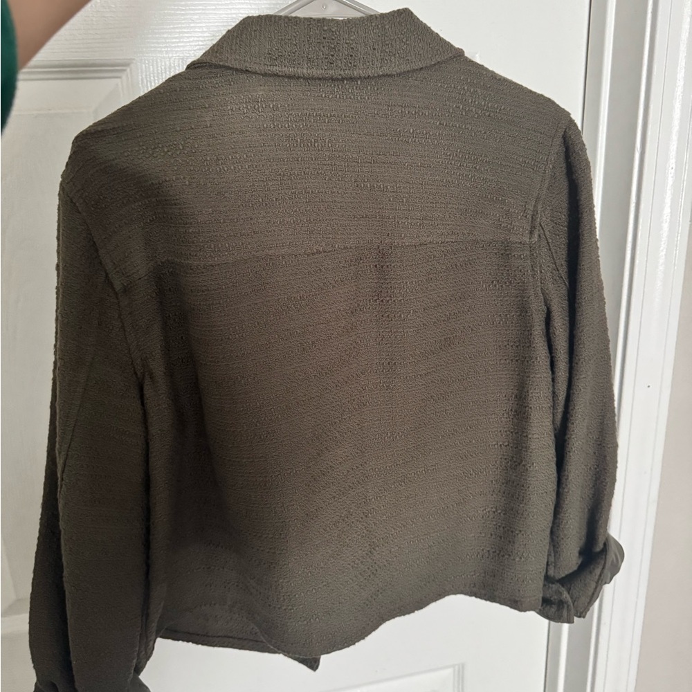 Express Olive Green Jacket - Picture 2 of 7